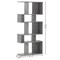 Costway 5 Cubes Ladder Shelf Freestanding Corner Bookshelf Display Rack Bookcase